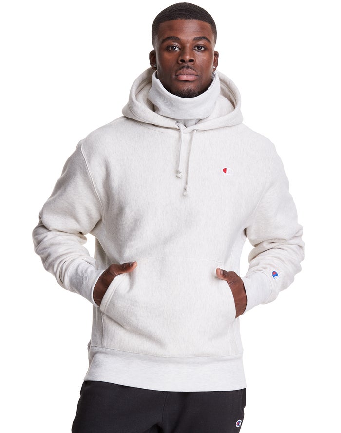 Champion Defender Series Reverse Weave® With Two Detachable Scarferchief™ Masks Hoodie Heren - Wit -